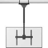 ZeboZap ZZTVC2144 Full Motion Outdoor Ceiling TV Mount Height Adjustable Hanging Mount for Patio Gazebo or Pergola Fits 32 to 55 Inch TVs with Tilt Swivel Flip Down Holds Up to 110 Pounds